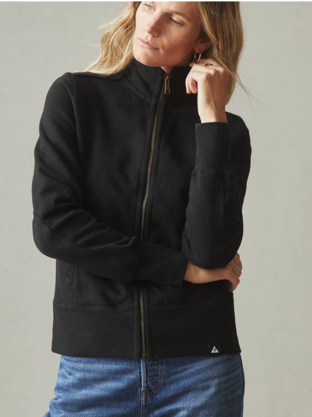 American Giant Women’s Moto Full Zip Jacket